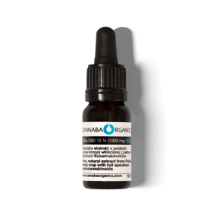 Olejek CBG + CBD 10% bez chlorofilu w buteleczce 10 ml