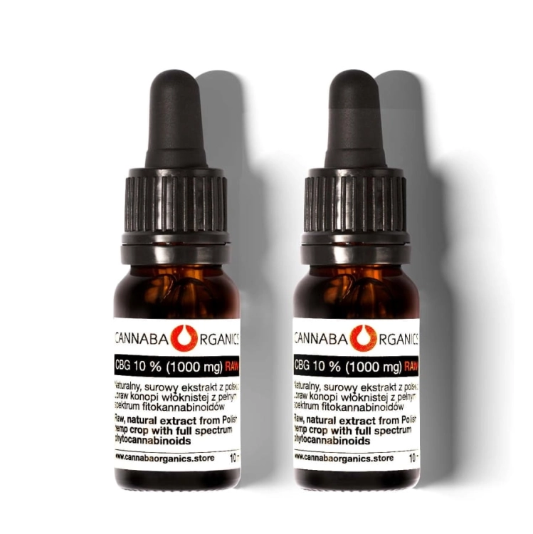 Olej 10% CBG (1000 mg/10 ml) z chlorofilem