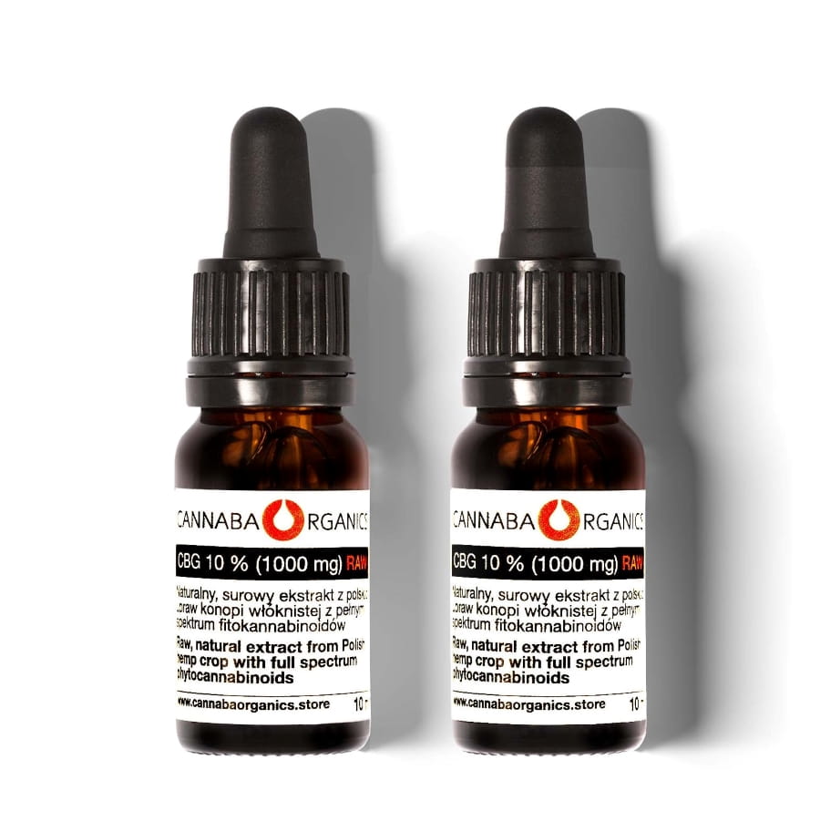 Olej 10% CBG (1000 mg/10 ml) z chlorofilem